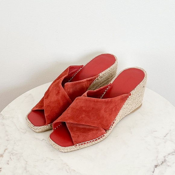 NEW Vince Gaelan Wedge Espadrille Sandals Size 10 - Picture 3 of 8